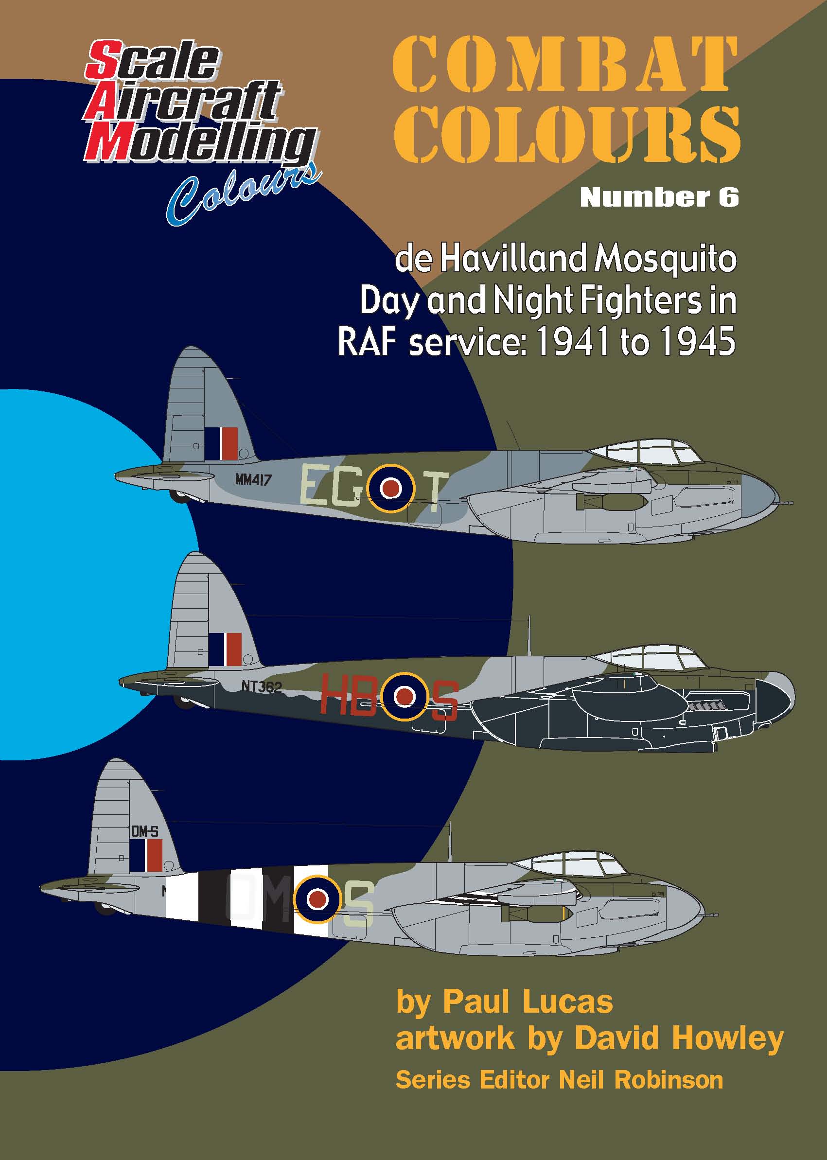 Guideline Publications Combat Colours no 6 de Havilland Mosquito Day and Night Fighters de Havilland Mosquito Day and Night Fighters in RAF service 1951 - 1945 